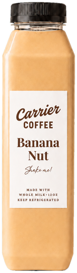 Banana Nut bottled latte