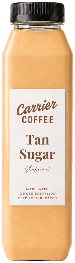 Carrier Tan Sugar bottled latte